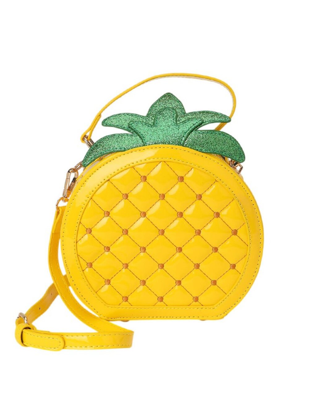 Tigerstars Pineapple Top Handle Crossbody Handbag